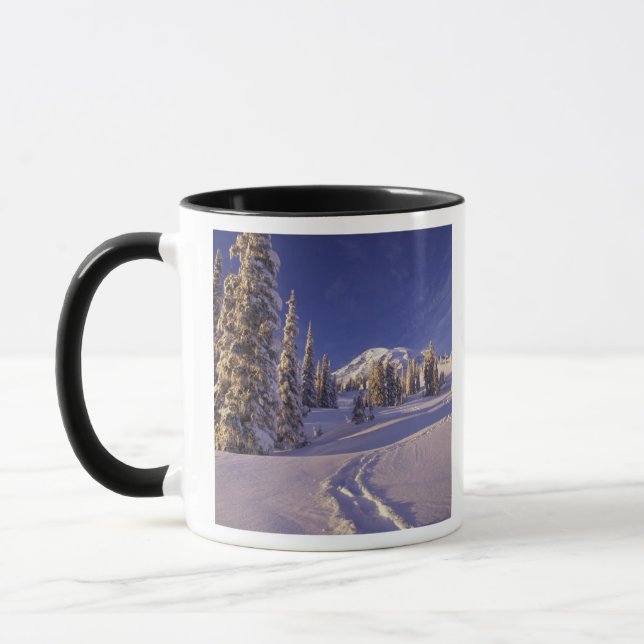 NA, USA, Washington, Mt. Rainier NP, Snowshoe Mug (Left)