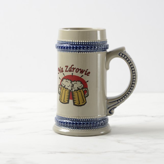 Na Zdrowie Toast With Beer Mugs (Right)