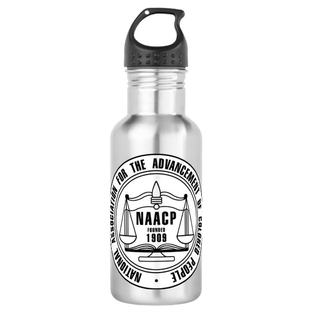 naacp logo png transparent 532 ml water bottle (Front)