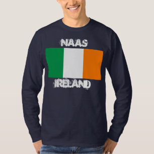Naas, Ireland with Irish flag T-Shirt