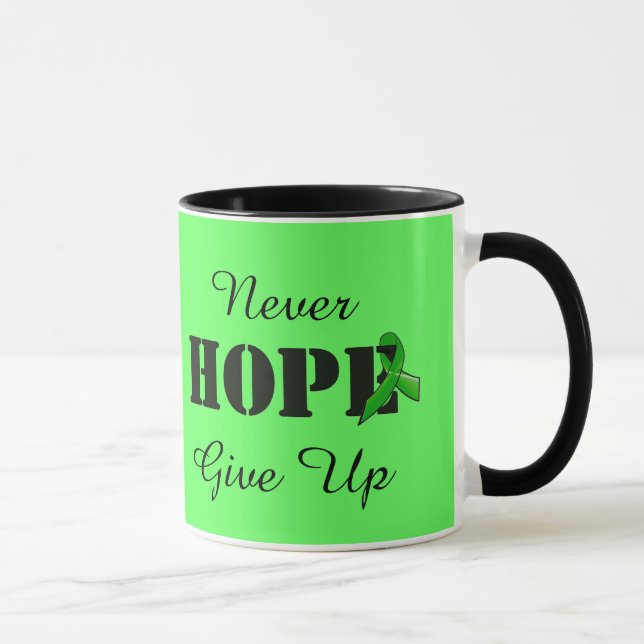 N'abandonnez jamais, J'Espère que la Mug de sensib (Droite)