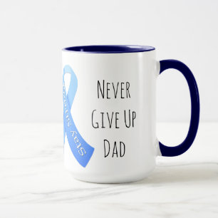 N'abandonnez jamais papa Mug de café personnalisé