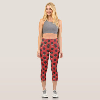 Naberius Sovereign of the Triple Fang Capri Leggings