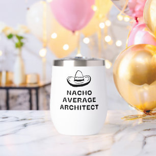 Nacho Average Architect Drôle de Sombrero Pun Grap