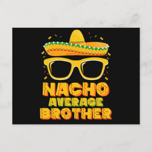 Nacho Average Brother Cinco Mayo Matching Family Postcard