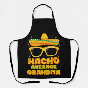 Nacho Average Grandma Cinco De Mayo Family Apron