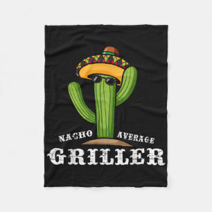 Nacho Average Griller - Bbq  Fleece Blanket