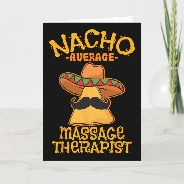 Nacho Average Mage Therapist Meuse Cinco De Mayo P Card (Front)