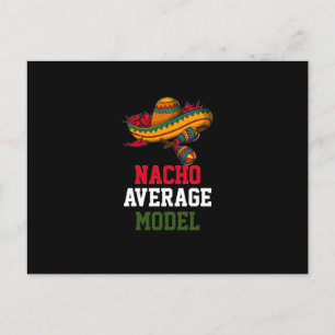 Nacho Average Model Postcard