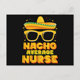 Nacho Average Nurse Cinco De Mayo Matching Family Postcard