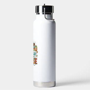 Nacho Average Nurse Fiesta Vector Shirt Design_1 Water Bottle