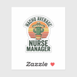 Nacho Average Nurse Manager Funny Cactus Shirt_1