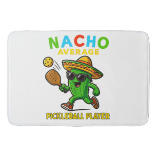 Nacho Average Pickleball Player Bath Mat