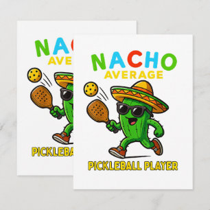 Nacho Average Pickleball Player Card