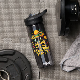 Nacho Average Pickleball Player Water Bottle