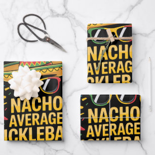 Nacho Average Pickleball Player Wrapping Paper Sheet