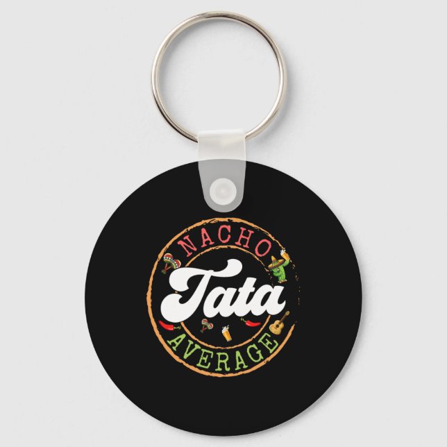Nacho Average S Breast Cactus Cinco De Mayo Matchi Keychain (Front)