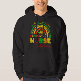 Nacho Average School Nurse Rainbow Cinco De Mayo M Hoodie