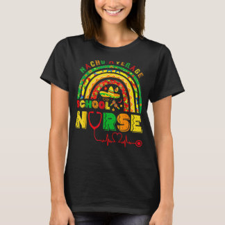 Nacho Average School Nurse Rainbow Cinco De Mayo M T-Shirt
