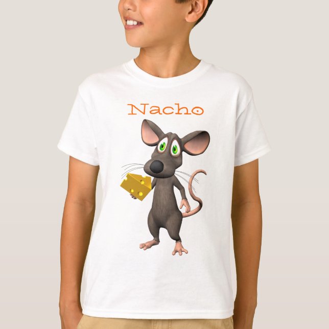Nacho Cheese Toon Mouse T-Shirt (Front)