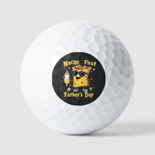 Nacho First Father's Day Cinco De Mayo Dad  Golf Balls