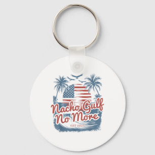Nacho Gulf No More Trump Summer 90s Beach _1  Keychain