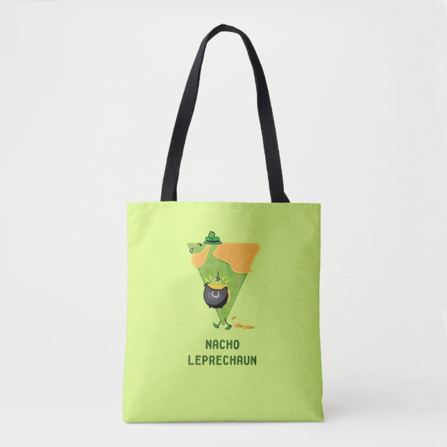 Nacho Leprechaun Tote Bag (Front)