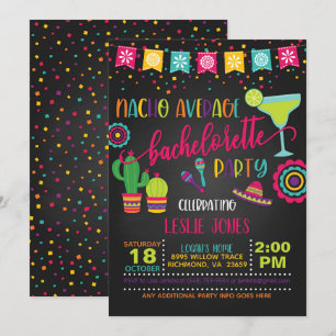 Nacho Moyenne Bachelorette Fête Invitation - BL