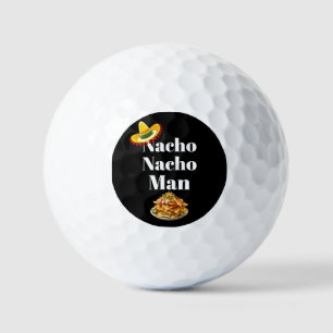 Nacho Nacho Man Golf Ball