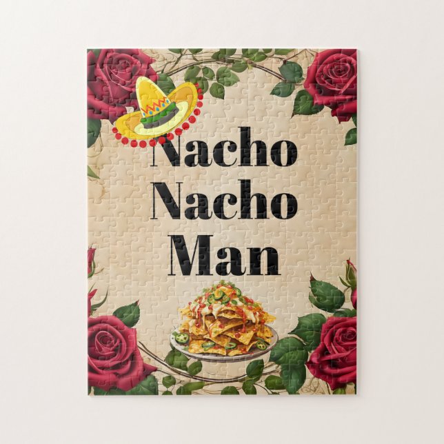 Nacho Nacho Man Jigsaw Puzzle (Vertical)