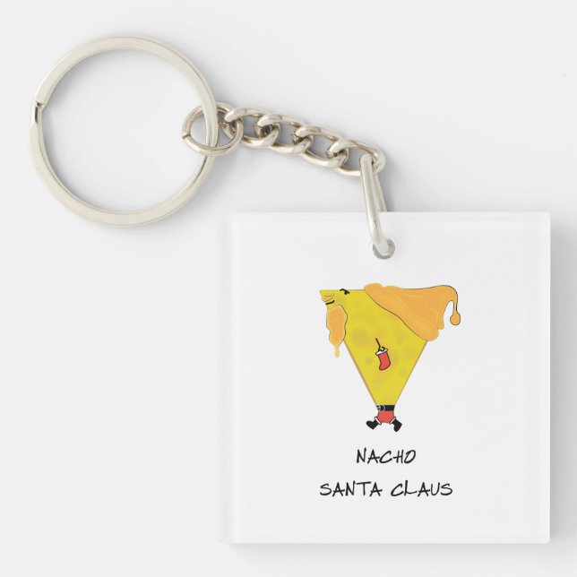 Nacho Santa Claus Keychain (Front)