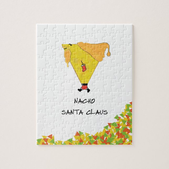 Nacho Santa with Chips Jigsaw Puzzle (Vertical)