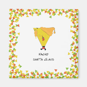 Nacho Santa with Chips Magnet