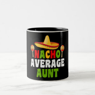 Nacho Tante Moyenne Deux Tons De Café Mug