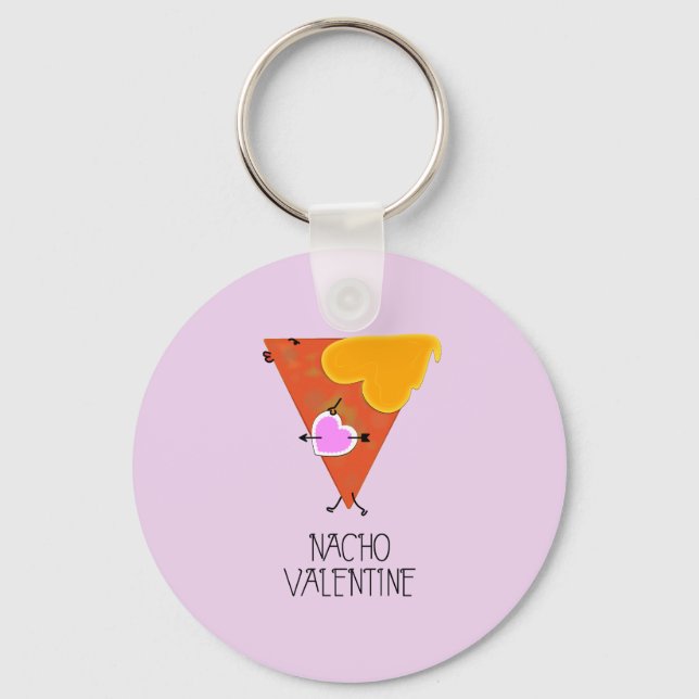 Nacho Valentine Keychain (Front)