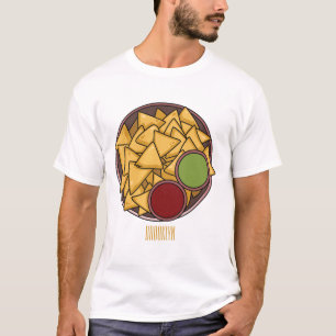 Nachos cartoon illustration  T-Shirt