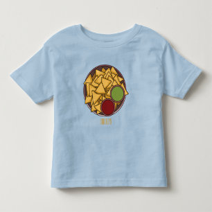 Nachos cartoon illustration  toddler t-shirt