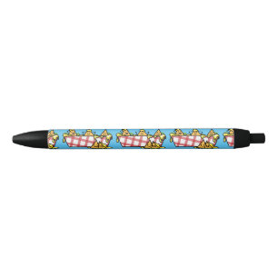 Nachos Melted Cheese Jalapeno Nacho tortilla chip Black Ink Pen