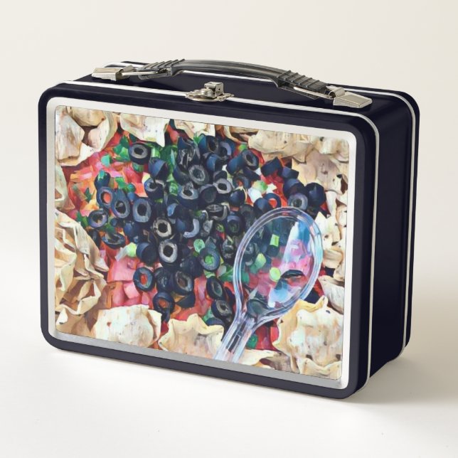 Nachos Metal Lunch Box (Front)