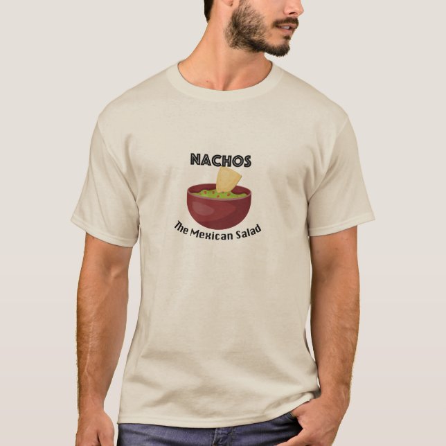 Nachos, The Mexican Salad - Men's Basic T-Shirt (Front)