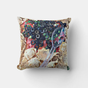 Nachos Throw Pillow