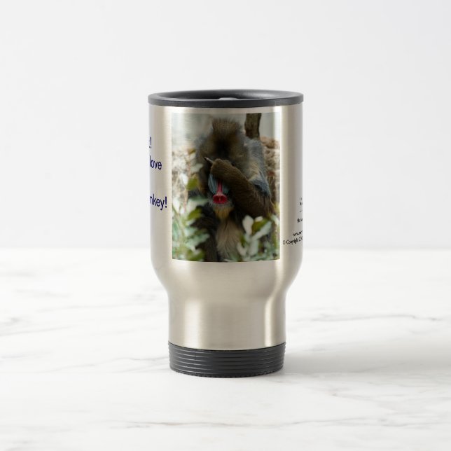 Nada-Monkey #74 Travel Mug (Center)