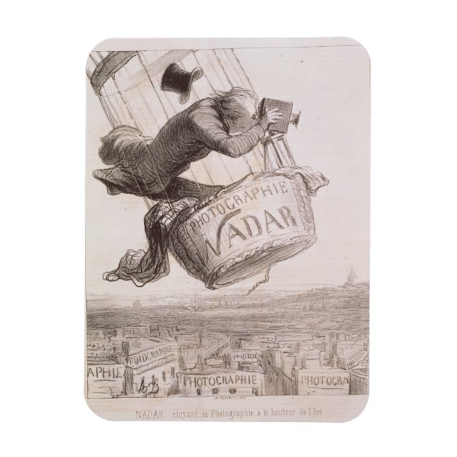 Nadar (1820-1910) elevating Photography to the hei Magnet (Vertical)
