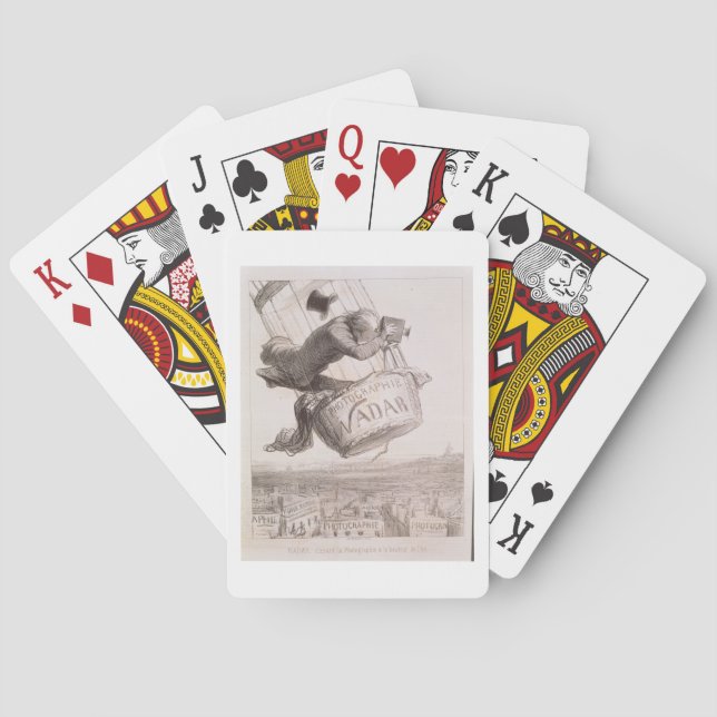 Nadar (1820-1910) elevating Photography to the hei Playing Cards (Back)