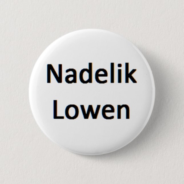 nadelik lowen coffee mug 2 inch round button (Front)
