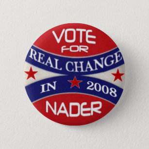Nader 2008 Button