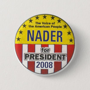 Nader 2008 Button
