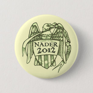 NADER 2012 2 INCH ROUND BUTTON