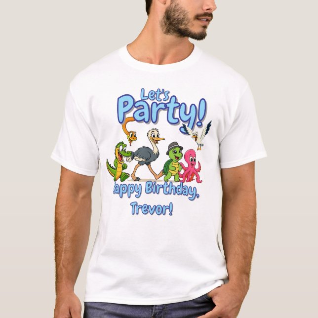 Nae Nae & Lulu Adventures Birthday Dad T-shirt (Devant)