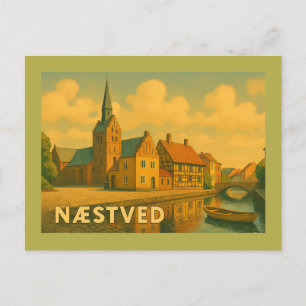 Næstved Denmark Church Postcard